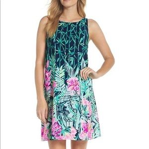 Lilly Pulitzer Jackie Silk Dress Multi Slathouse Soirée size XL